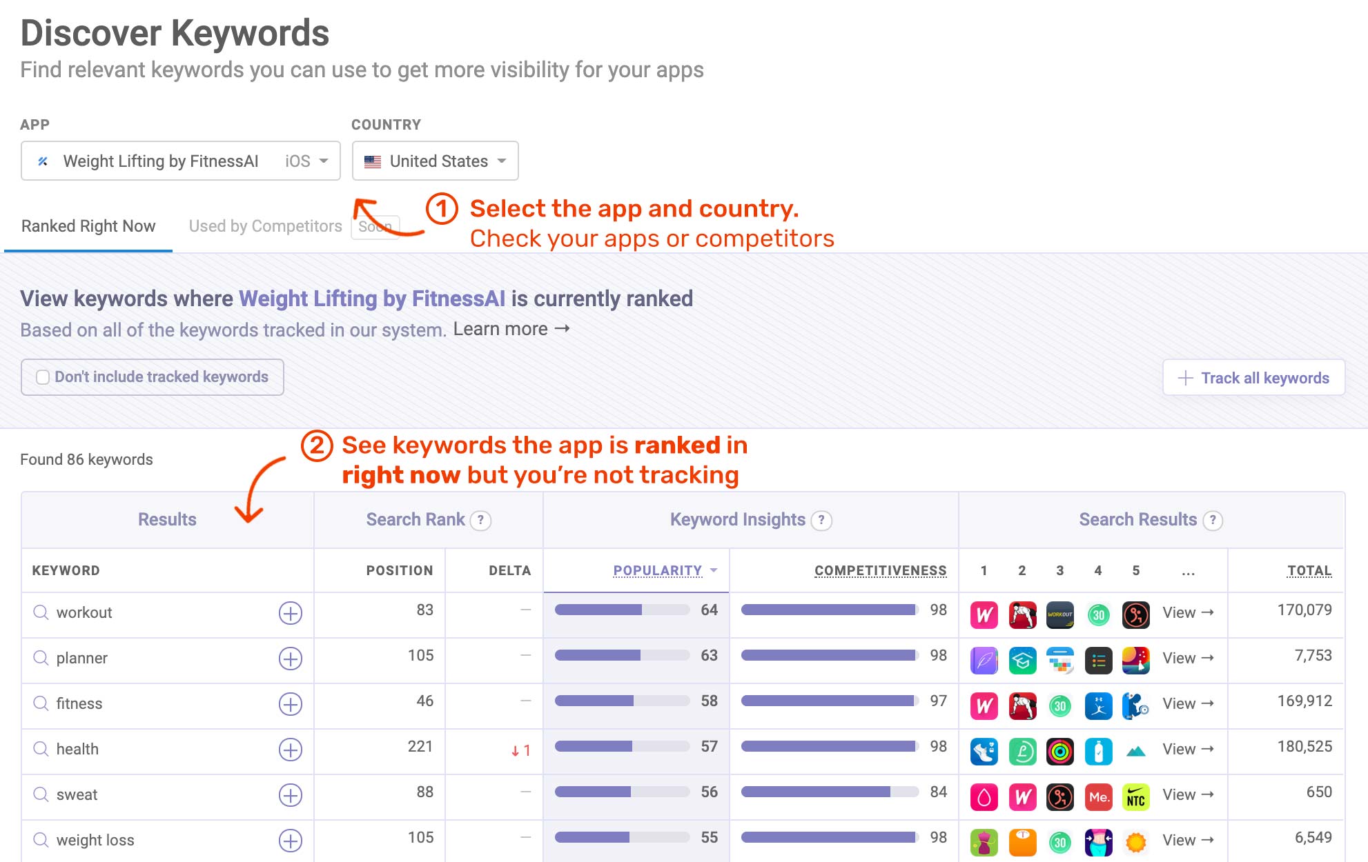 Keyword Tools for ASO